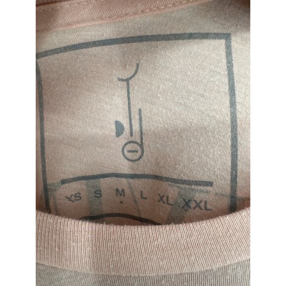 Hippo Campus Shirt Mens Medium Pink Grahpic Tee Music Band Golden - Picture 2 of 6